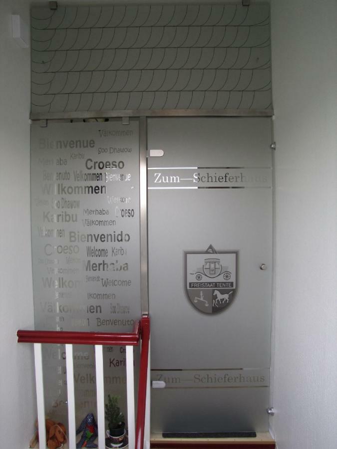 Zum Schieferhaus Apartment Wermelskirchen Bagian luar foto